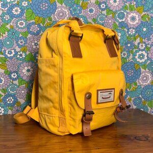 Doughnut Macaroon Backpack in Mustard